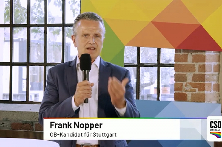 CSD Stuttgart 2020: Online-Pride OB-Wahl Talk mit &amp;quot;Frank Nopper&amp;quot;