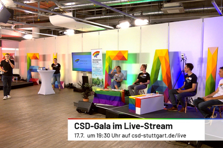 CSD-Stuttgart 2020: CSD-Studio &bull;  Regenbogen.Bildung