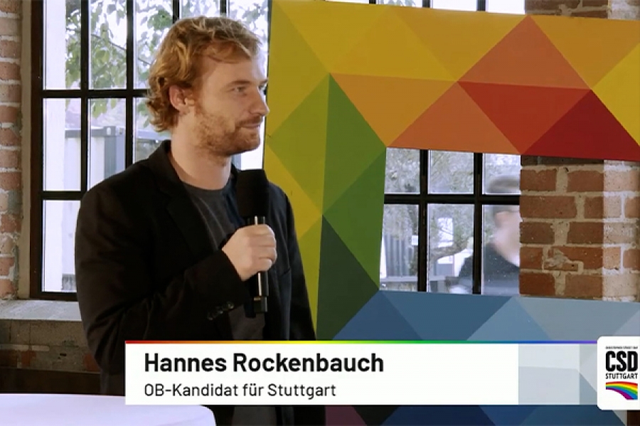 CSD Stuttgart 2020: Online-Pride OB-Wahl Talk mit &amp;quot;Hannes Rockenbauch&amp;quot;