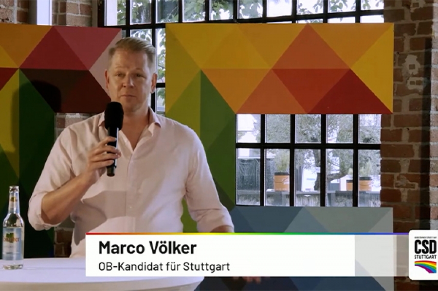 CSD Stuttgart 2020: Online-Pride OB-Wahl Talk mit &amp;quot;Marco V&ouml;lker&amp;quot;